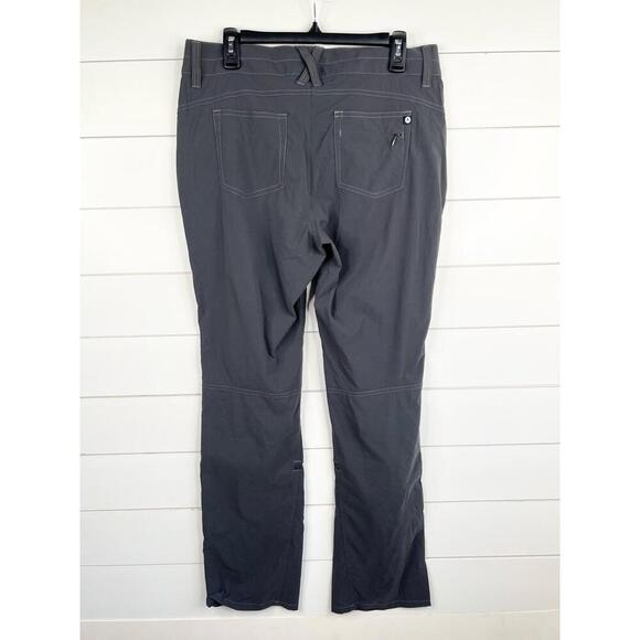 Marmot Kodachrome Gray Belt Loops Front Pockets Womens Pants Size 10 Dark Steel - Picture 3 of 13